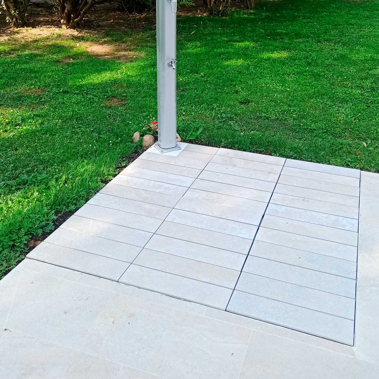 outdoor stoneware shower tray