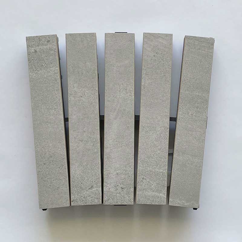 Infinity pool rounded grid