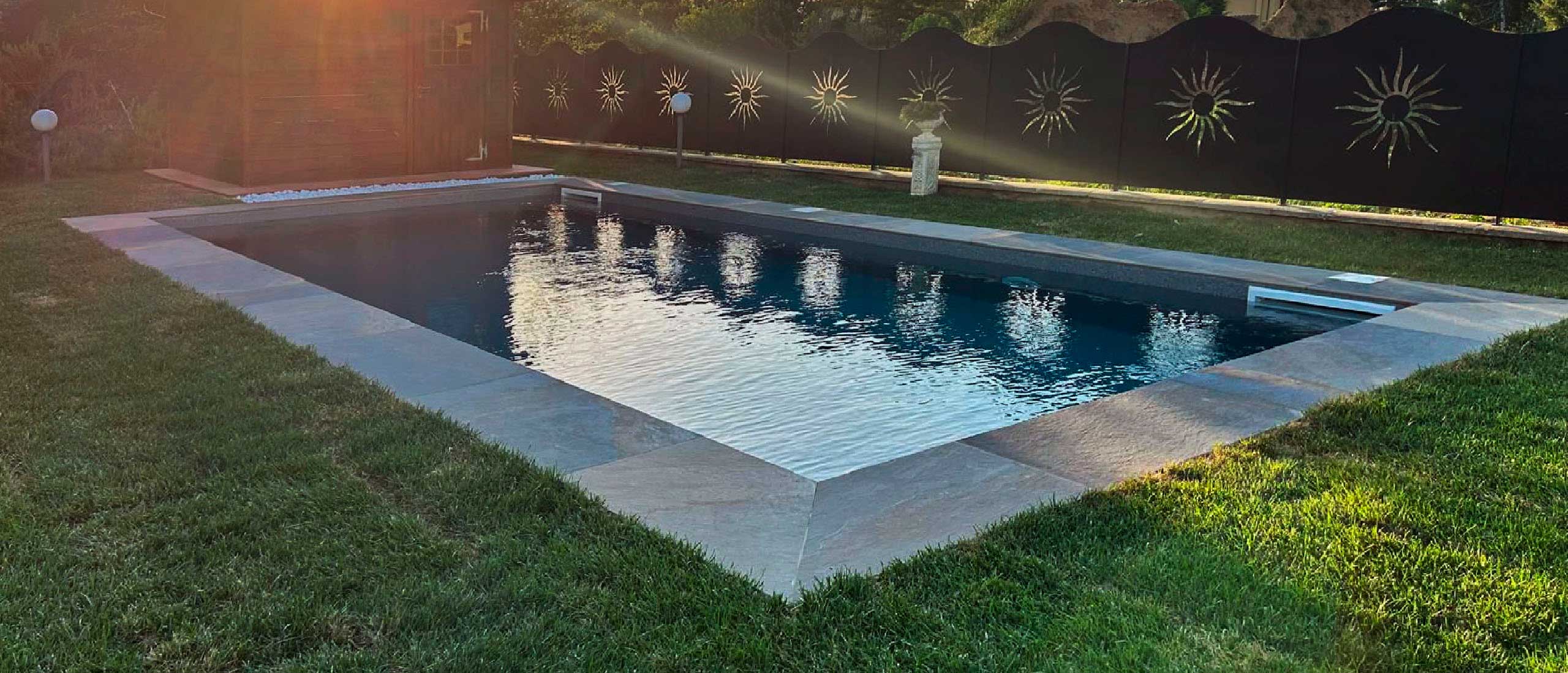 Pool floor with material effect - Magma