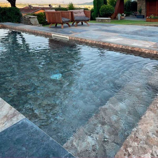 Pool floor with material effect - Magma